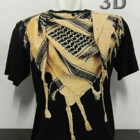 Baju Kaos Unik SORBAN KUNING Muslim Warna Hitam All Size Pria Wanita