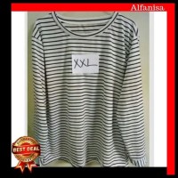 Termurah Kaos Wanita Jumbo / Baju Atasan Wanita Jumbo 878 - Hitam