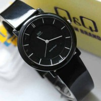 AB414 Jam Tangan WANITA Warna HITAM Q Q Vq94 Qq Vq-94 CEWE Perempuan L