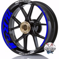 Stiker Velg Sticker Decal Motor YZF R25 Yamaha Racing Factory warna