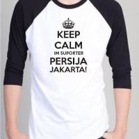 Kaos Raglan Suporter Persija Jakarta combed 20s