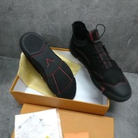 TERLARIS Sepatu pria louis vuitton kulit asli sneakers grade original