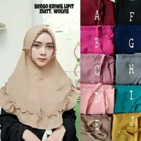 Dijual Hijab Instan Khimar / Jilbab Instant / Kerudung Kriwil Lipit