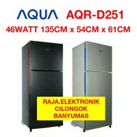 Kulkas AQUA AQR D251 LOW WATT Lemari Es Pendingin Sanyo Aqua 2 Pintu