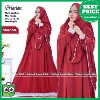 Murah MARIAM SYARI - UKURAN XL - GAMIS SET JILBAB - FASHION MUSLIM -