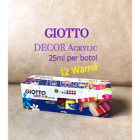 Jual ATK0660GT 25ml x 12 warna Giotto  D cor Acrylic 530600 