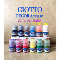 Jual ATK0660GT 25ml x 12 warna Giotto  D cor Acrylic 530600 