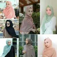 HIJAB DAILY PASHMINA kerudung jilbab simple Sabyan Diamond Murah