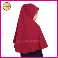 Jilbab Instan Syari Khimar Antem Wolfis Wolvis Wolpeach