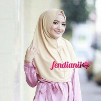 Jilbab Hijab Jilbab Khimar Instan Najwa UK L