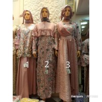 Gamis pesta muslimah original FHA