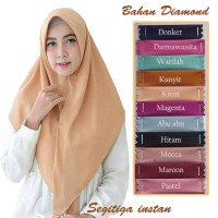 Jilbab Kerudung Hijab Segitiga Instan murah