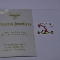 HOT SALE Anting bayi emas 24 karat model toge berat 1 gram untuk bayi