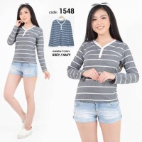 Unik Belle Fashion Baju Atasan Blouse Kaos Murah Wanita/Cewe