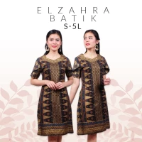 Elzahra dress pesta batik wanita murah /batik dress seragam keluarga