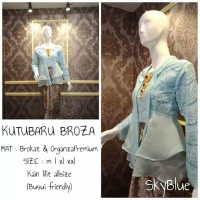 Kebaya Brukat Modern Kutu Baru Wisuda Pesta Tunangan Kondangan Cantik