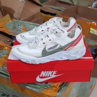 Sepatu Sneakers Nike React Element 87 Undercover Jun All White