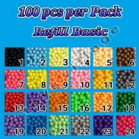 Aquabeads / Aquabead / isi ulang Aqua Beads Refill Pack / Beados /Bead