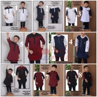 Koko Pria Kombinasi Couple Anak