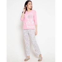 PROMO Nevada baju tidur wanita piyama lengan panjang / baju tidur