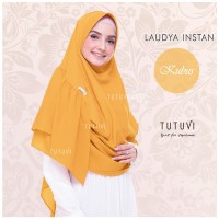 Jilbab pashmina instan pet antem 2 lubang buble polos ori tutuvi