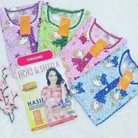 Pecah Harga (Grosir 4) Baju Tidur Wanita Katun Celana 3/4 Hoki Sheila