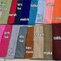 PASHMINA Ciput Bandana Pendek Inner Jilbab Pasmina Instan Hijab