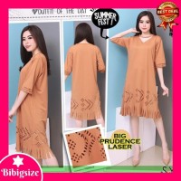 Dress dian pelangi Midi Dress Jumbo 440 - Baju Dress Wanita 440