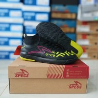 sepatu futsal specs hitam ori indonesia 38-43