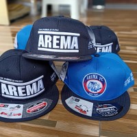 Topi Arema Aremania full bordir bagus murah mboissam