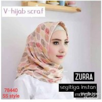 hijab jilbab segitiga instan monalisa ori zura