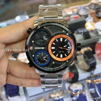 Jam tangan pria merk expedition terbaru 2019 silver kualitas original