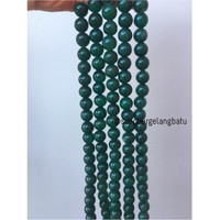 Jual bahan batu giok  hijau tua 16mm bahan aksesoris china 