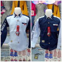 kemeja anak laki-laki lengan panjang , baju anak laki-laki c2