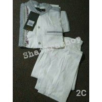 Baju Koko Anak Baju Koko Anak Al Luthfi lengan pendek stelan celana