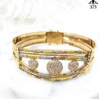 Top D 5,8Cm Gelang Untuk Ibu Model Bulat Elegant Emas Asli