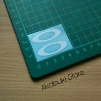 Sticker stiker Oakley putih