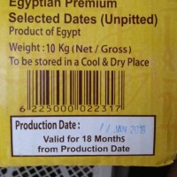 HOT SALE Kurma mesir golden valley 10 kg bukan kurma tunisia kurma