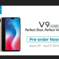 PROMO HP VIVO V9 RAM 4/64 GB - GARANSI RESMI V 9 2 THN - GOLD & BLACK