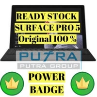 (NEW) Microsoft Surface Pro 5 i5 / 128GB 128 / RAM 8GB Garansi 1 Tahun