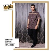 Couple Ethica 16 Coklat Opsi Gamis XL-XXL Murah