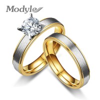 Cincin Modyle Emas dan Perak Pernikahan untuk Wanita Pria Beberapa