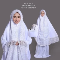 mukena putih nagita semi dubai