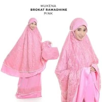 mukena brukat ramadhani mewah