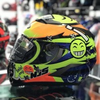 Helm Full Face NJS N 808 Smile Ink Kyt Asv Axio