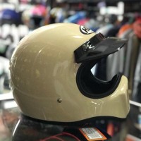 Helm Full Face Cakil Retro Cream not Ink Kyt nhk Axio