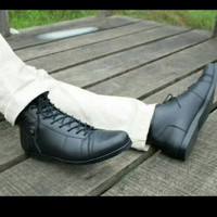 SEPATU KULIT MODEL TORINO (BOOTS,DELTA,BRODO,KICKERS,CARTEPILLAR,NIKE