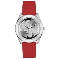 Jam Tangan Wanita Guess W0911L9 G Twist Red Rubber Watch