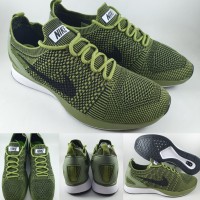 Sepatu Kets Nike Air Zoom Mariah Flyknit Racer Dark Green Hijau