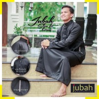Baju Koko MSS 659 Termurah! Jubah Gamis Pria Modern Slim Fit - Hitam
